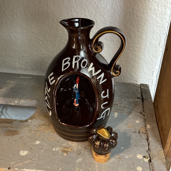 Vintage “Little Brown Jug” Decanter Music Box (empty) - Picture 6 of 6